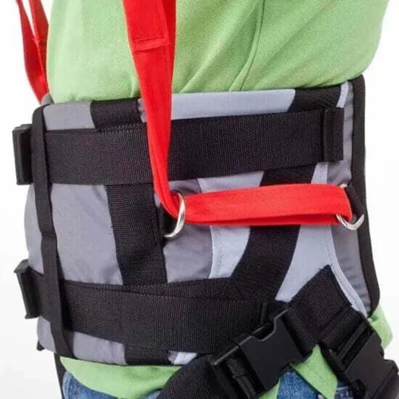 Molift - RgoSling Ambulating Vest zoomed in view on a patient