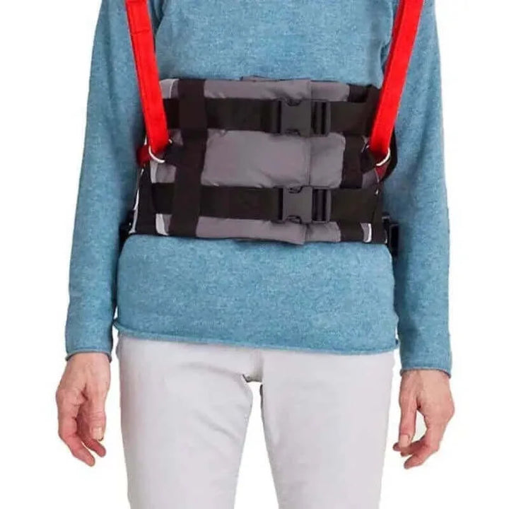 Molift - RgoSling Ambulating Vest zoomed in view on a patient