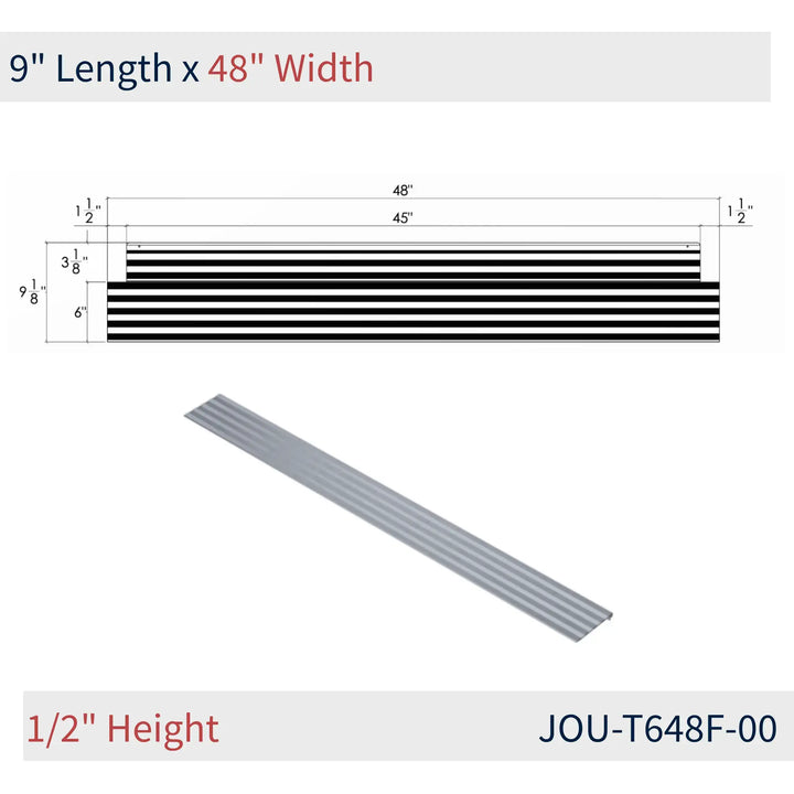 JOU-T648F-00 dimensions on reliable ramps from National Ramp