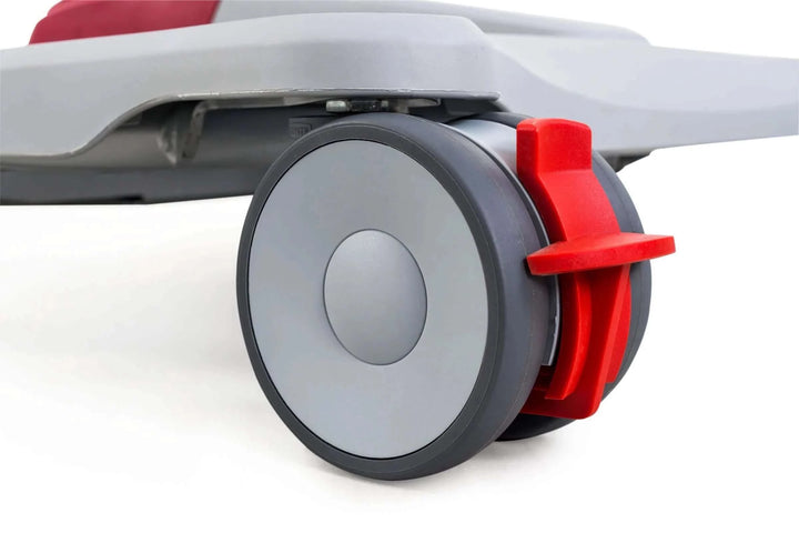 Molift - Mover 180 Mobile Patient Lift zoomed in view of castors on portable lift
