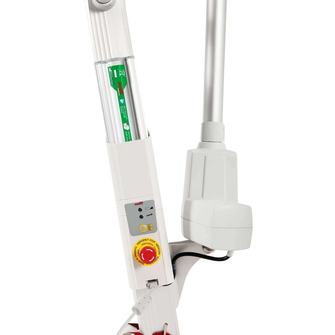 Molift - Smart 150 Patient Lift zoomed in view of the battery