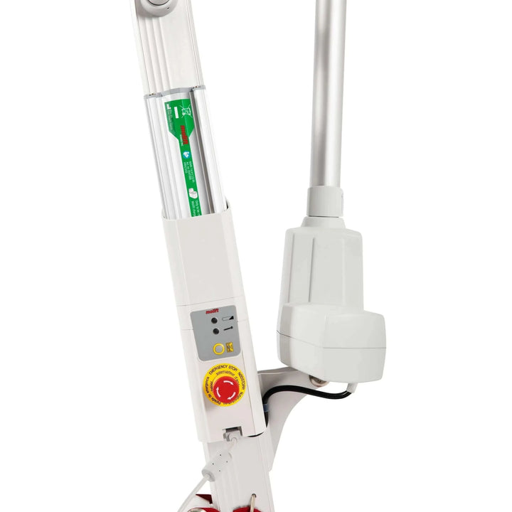 Molift - Smart 150 Patient Lift zoomed in view of the battery
