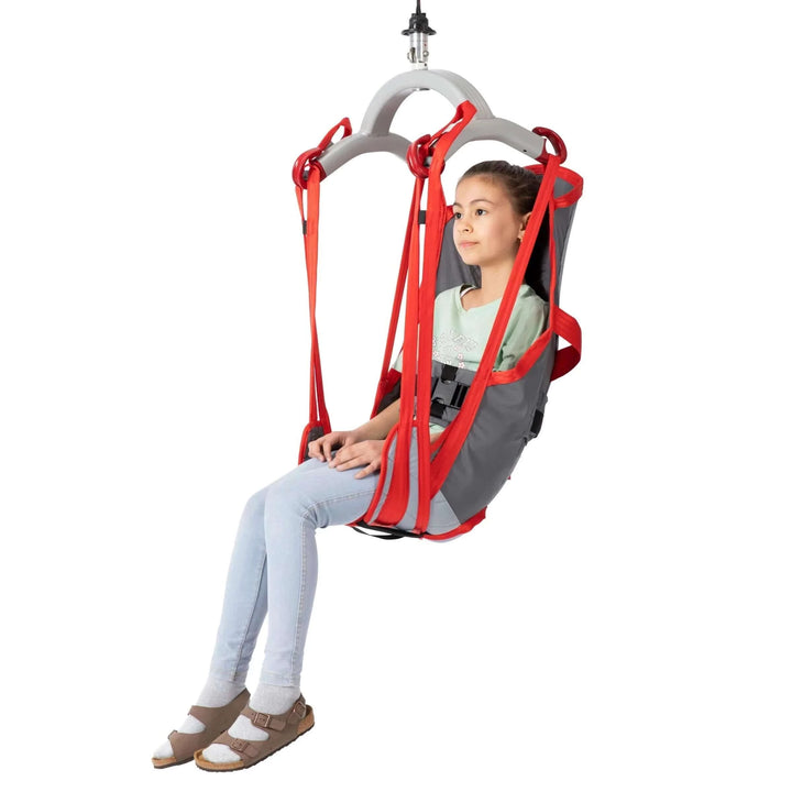 Molift - RgoSling Amputee HighBack Padded Patient Sling being used by a patient in a lift