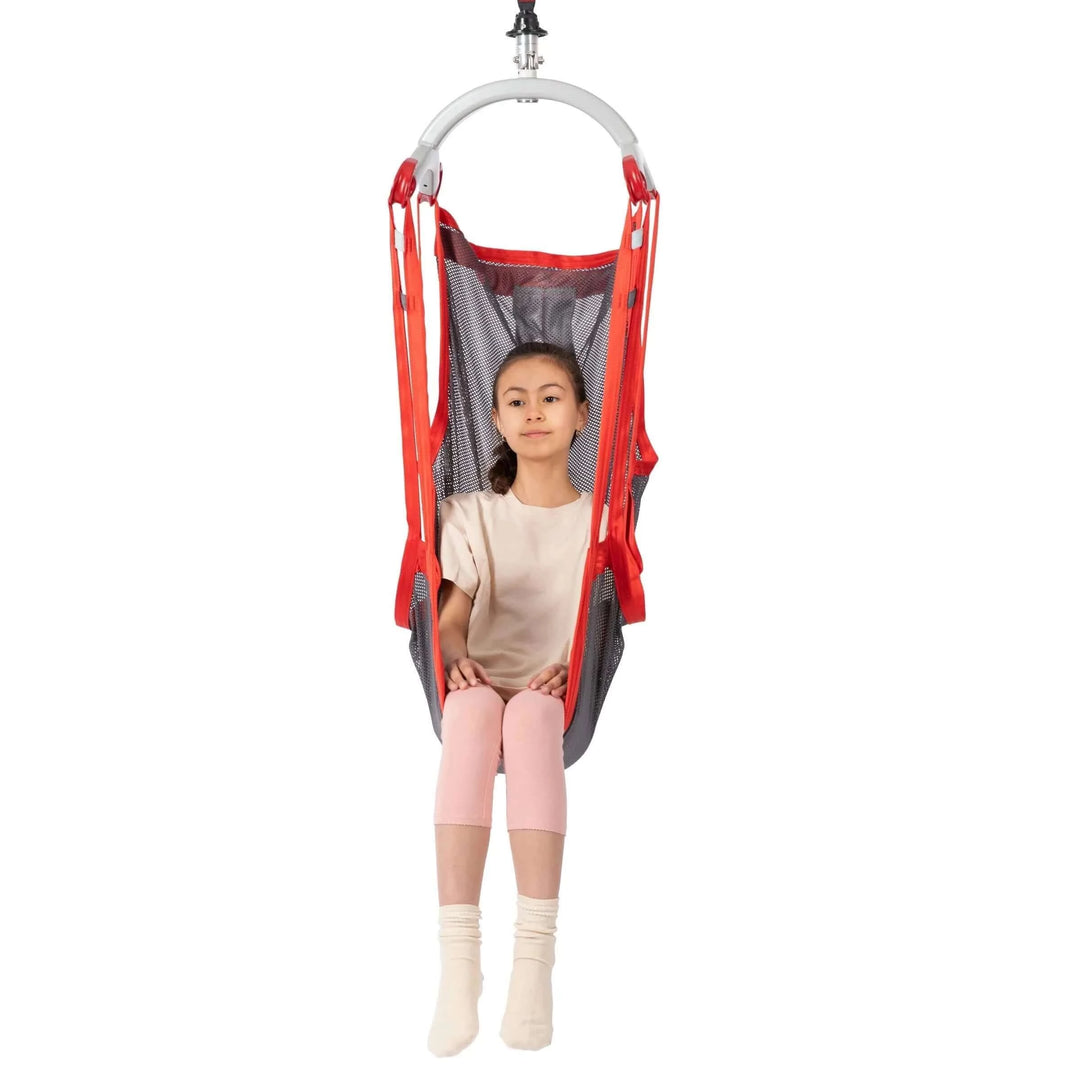 Molift - RgoSling Comfort HighBack Patient Sling being used by a patient in a lift