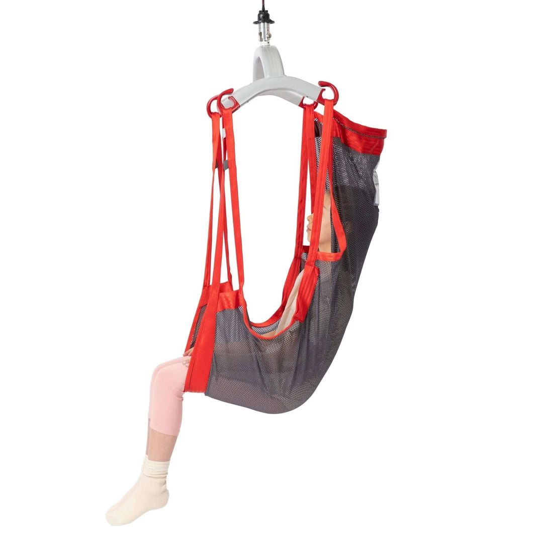 Molift - RgoSling Comfort HighBack Patient Sling being used by a patient in a lift