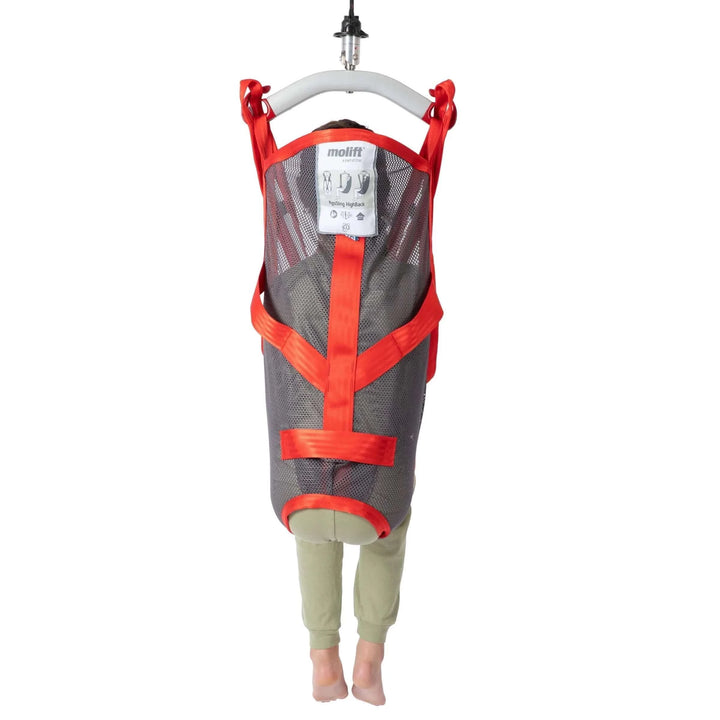 Molift - RgoSling Highback Net Patient Sling being used by a patient