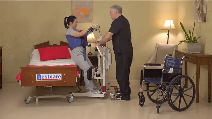 Bestcare - BestStand SA400H Hydraulic Compact Sit-To-Stand Lift Patient Lifts Bestcare