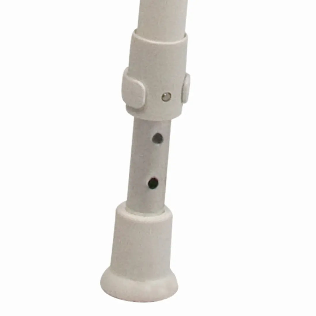 White plastic fitting on a white background