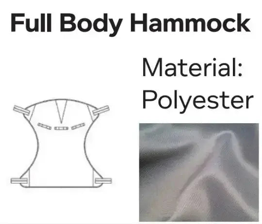 Hoyer - Full Body Hammock Sling - 500 lb. Capacity Patient Lifts Accessories Hoyer