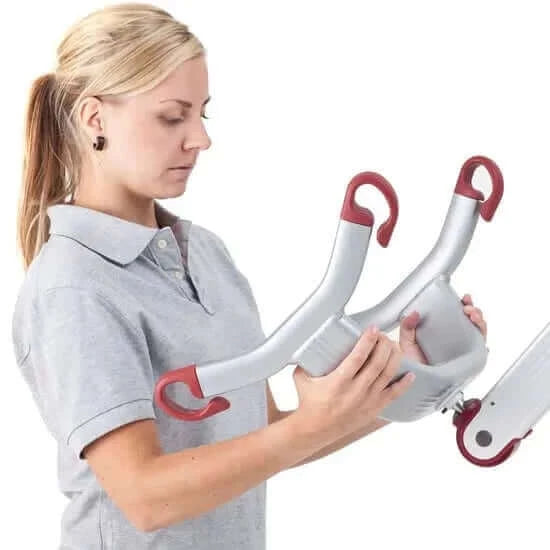Molift - Mover 205 Mobile Patient Lift - nurse holding the sling bar