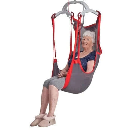 Molift - RgoSling Comfort HighBack Patient Sling being used by a patient in a lift