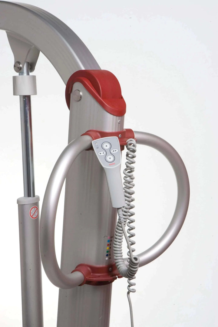 Molift - Mover 300 Mobile Patient Lift zoomed in view of control panel