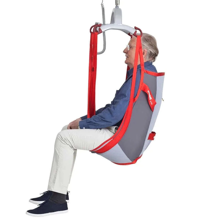 Molift - RgoSling MediumBack Padded Patient Sling being used by a patient