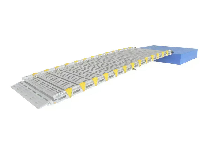 roll-a-ramp portable aluminum wheelchair ramp at reliable ramps short option with no handrails