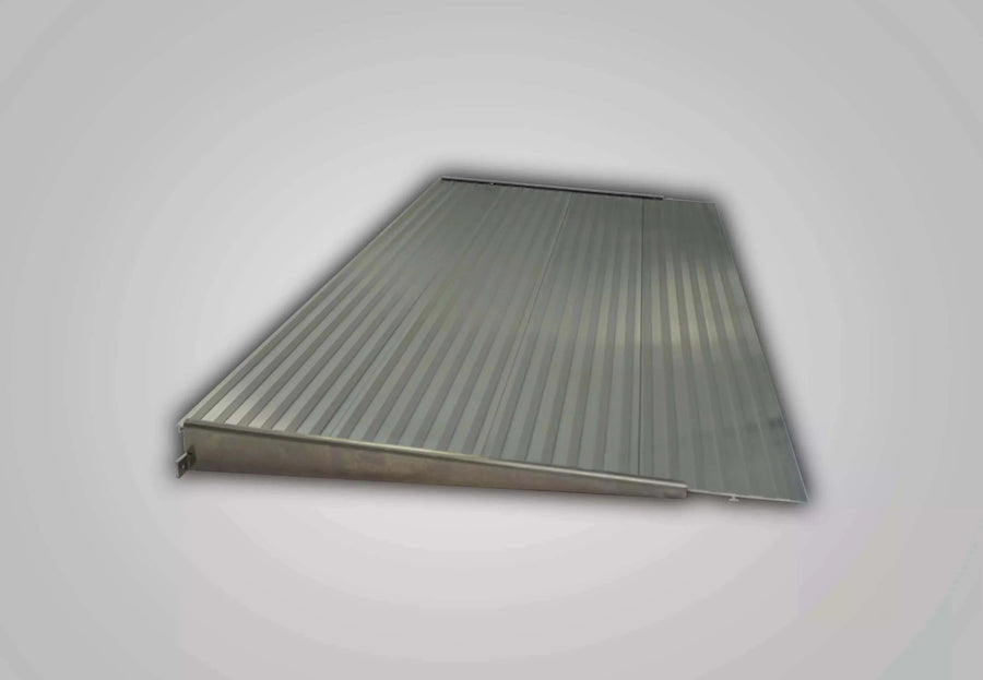 National Ramp - Journey Aluminum Threshold Ramp for Wheelchairs sitting alone with a white background