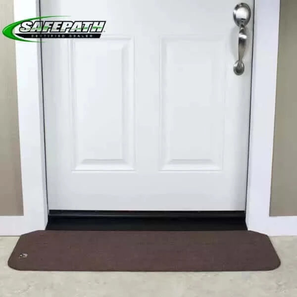SafePath - BigHorn Plastic Polymer Threshold Ramp - Dusted Cappuccino