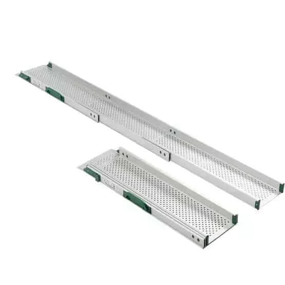 Guldmann - Stepless Telescopic Portable Wheelchair Ramp with white background