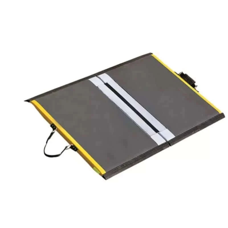 Guldmann - Stepless Single Folding Lite Wheelchair Ramp with white background