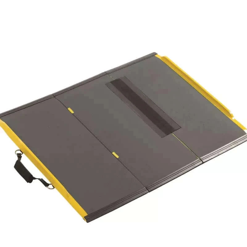 Guldmann - Stepless Multi Folding Lite Wheelchair Ramp with white background