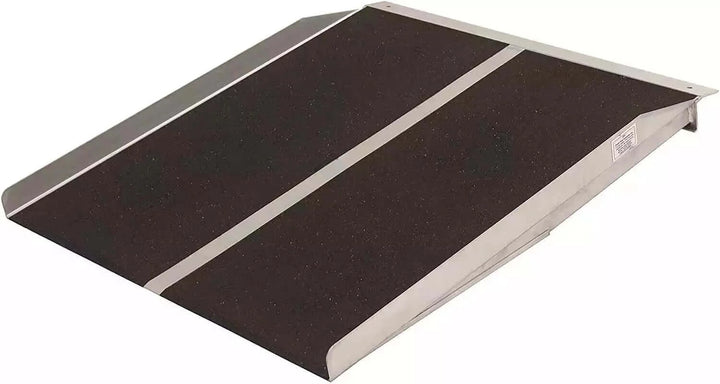 PVI - Aluminum Solid Mobility Wheelchair Ramp with a white background
