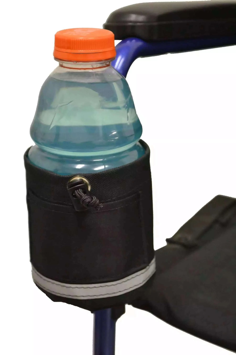Diestco - Unbreakable Cup Holder for Mobility Aids - Vertical Grip with white background