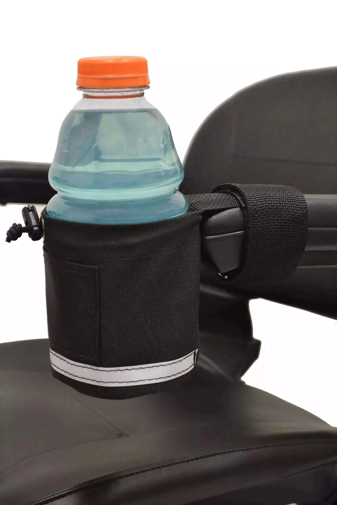 Diestco - Unbreakable Cup Holder for Mobility Equipment - Front Grip with white background