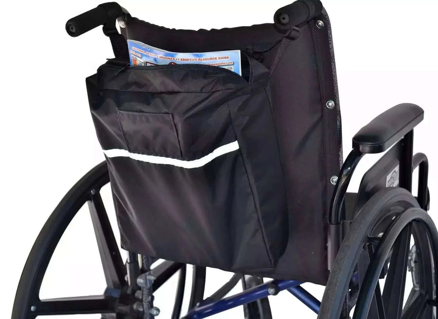 Diestco - Standard Seatback Bag for Wheelchairs & Scooters with white background