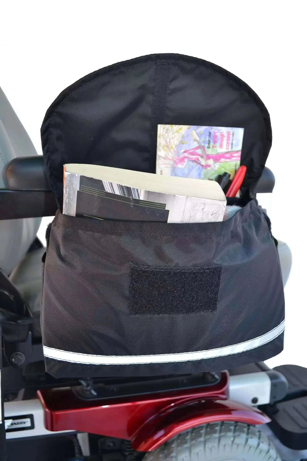 Diestco - Deluxe Saddle Bag for Mobility Equipment with white background