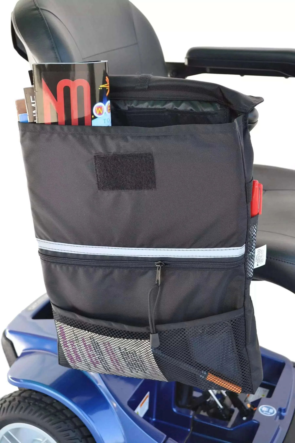 Diestco - X-Large Saddle Bag for Mobility Equipment with white background