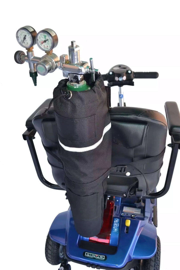 Diestco - Oxygen Tank Holder For Scooters & Powerchairs - E Size with white background