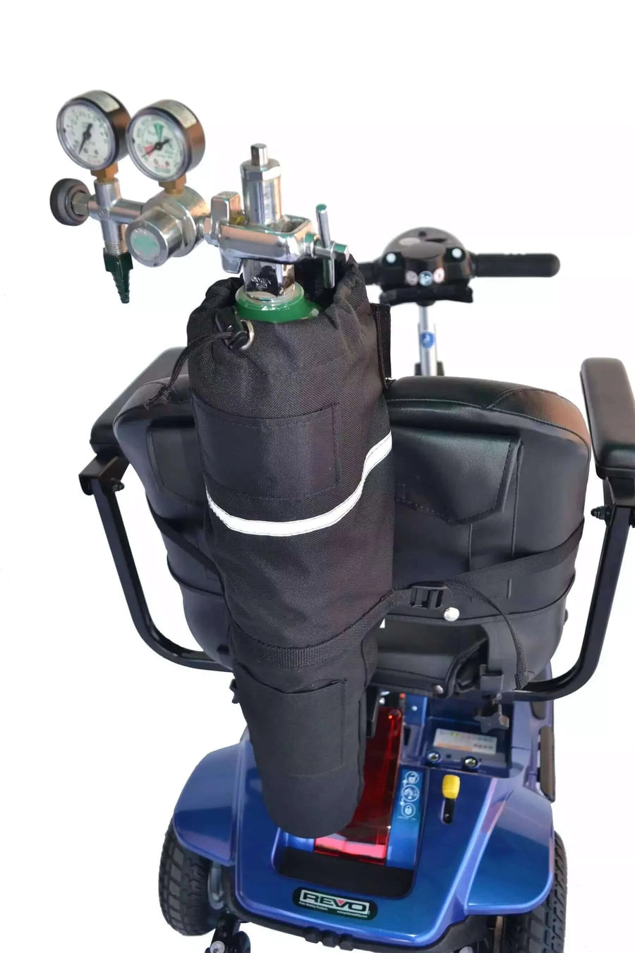 Diestco - Oxygen Tank Holder For Scooters & Powerchairs - E Size with white background