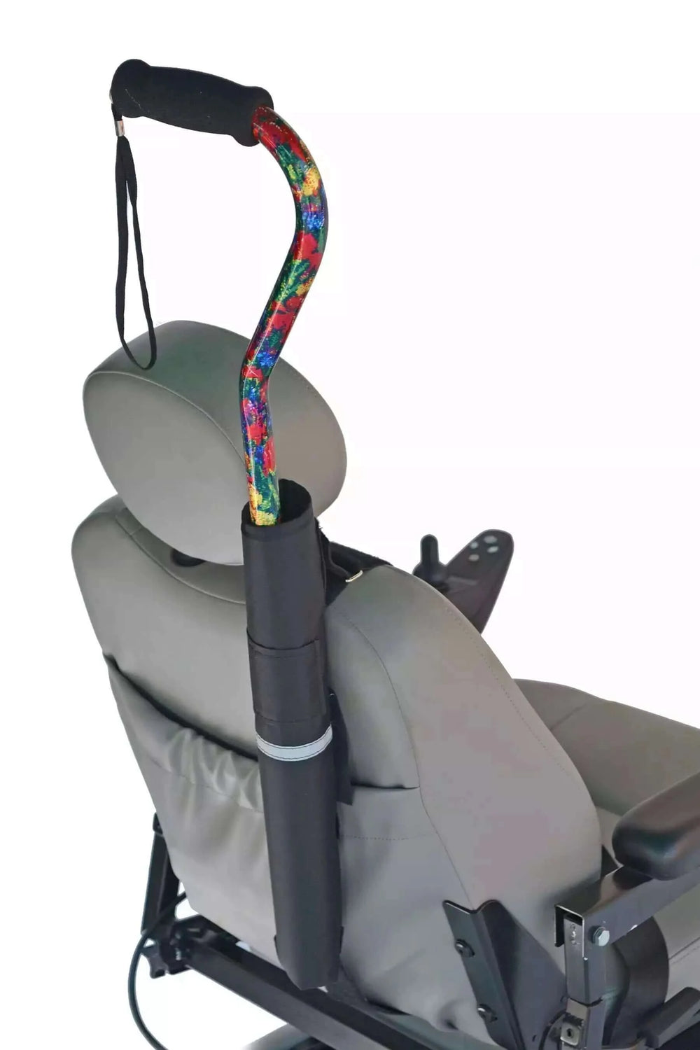 Diestco - Vertical Cane Holder For Scooters & Powerchairs with white background