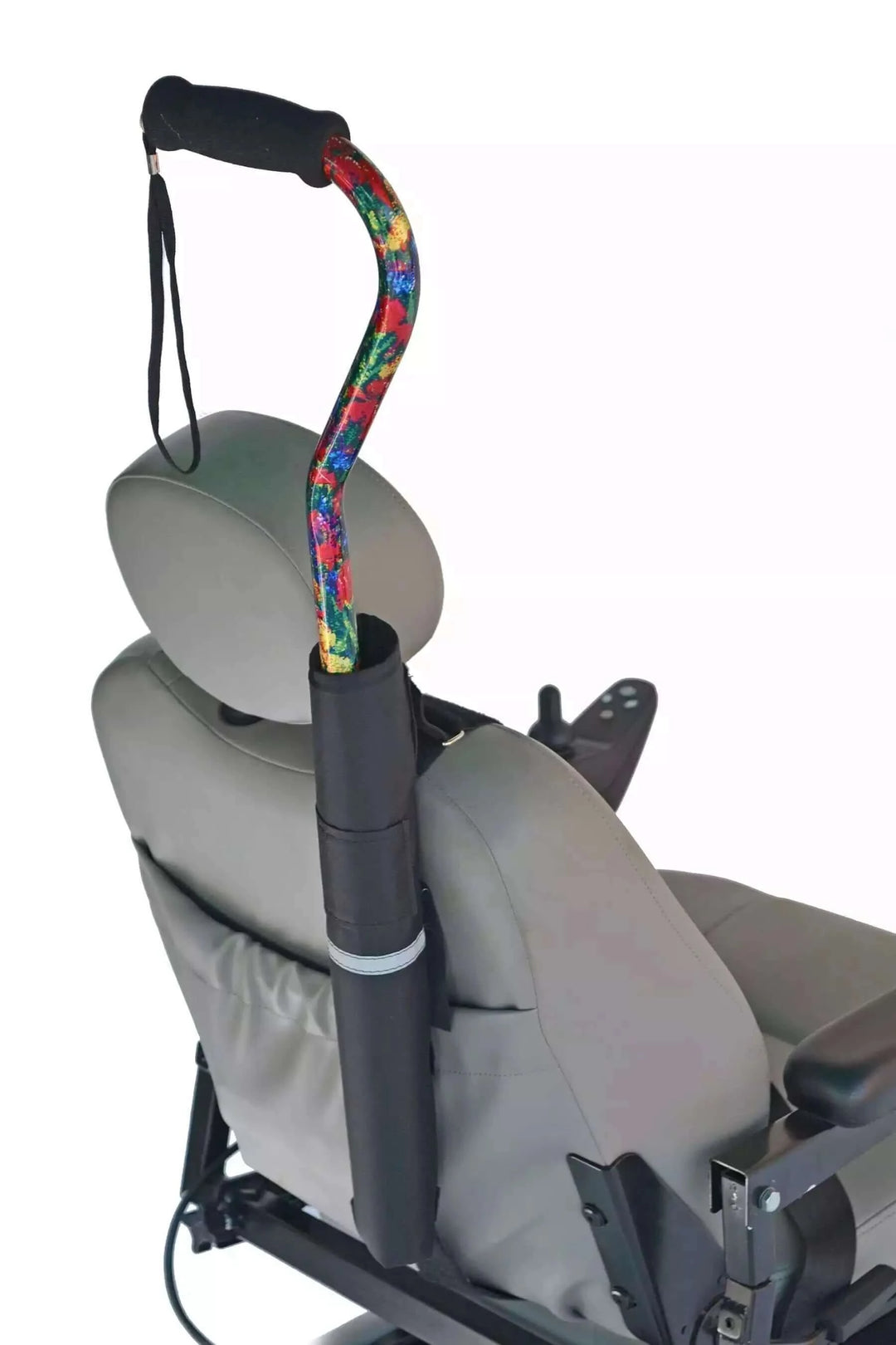 Diestco - Vertical Cane Holder For Scooters & Powerchairs with white background