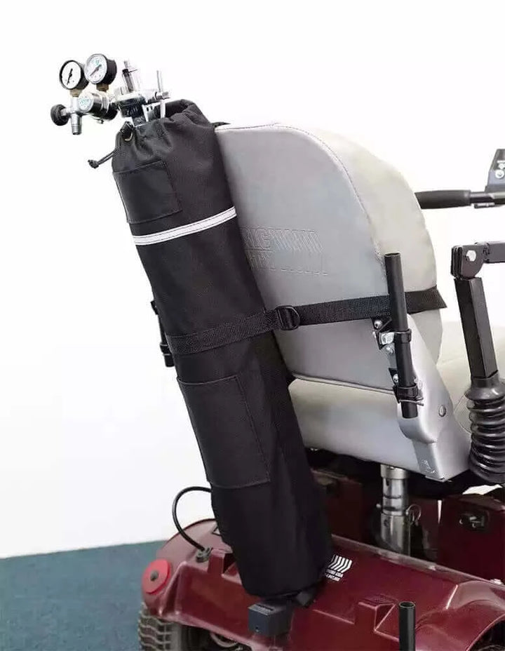 Diestco - Oxygen Tank Holder For Scooters & Powerchairs - E Size with white background
