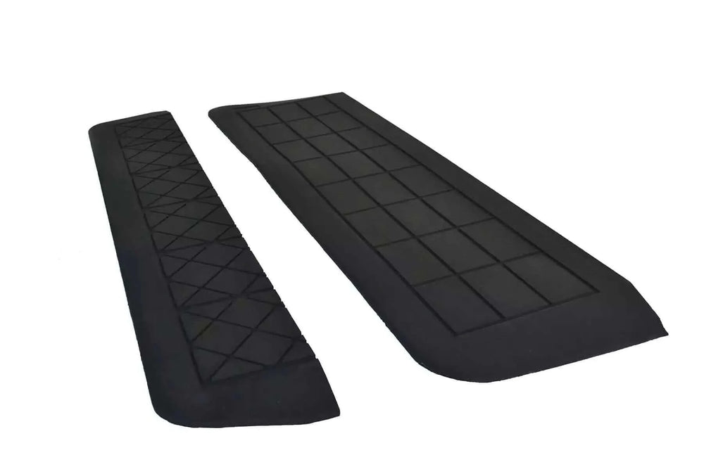 Diestco - EZ Edge Rubber Threshold Ramp for Wheelchairs with white background