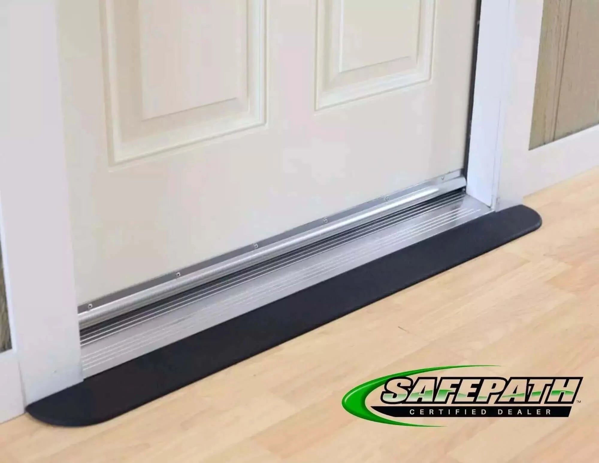 EZ - ACCESS TRANSITIONS Angled Entry Mat 1.5 inch :: ADA approved rubber  thresold mat