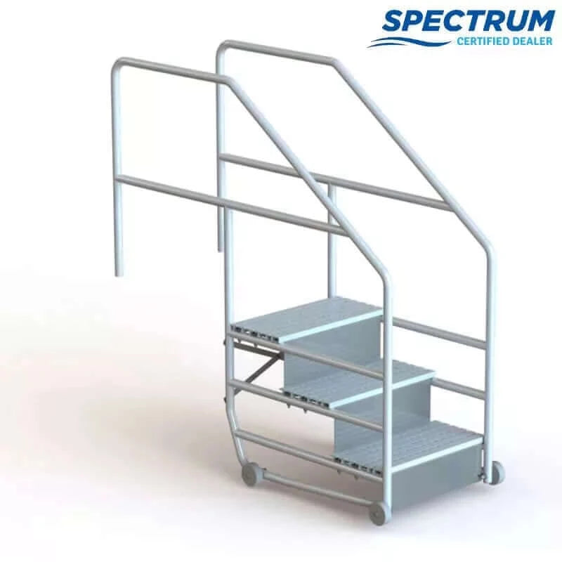 Spectrum Aquatics - Bozeman ADA Therapy Pool Steps - 3 Steps (57920) with white background