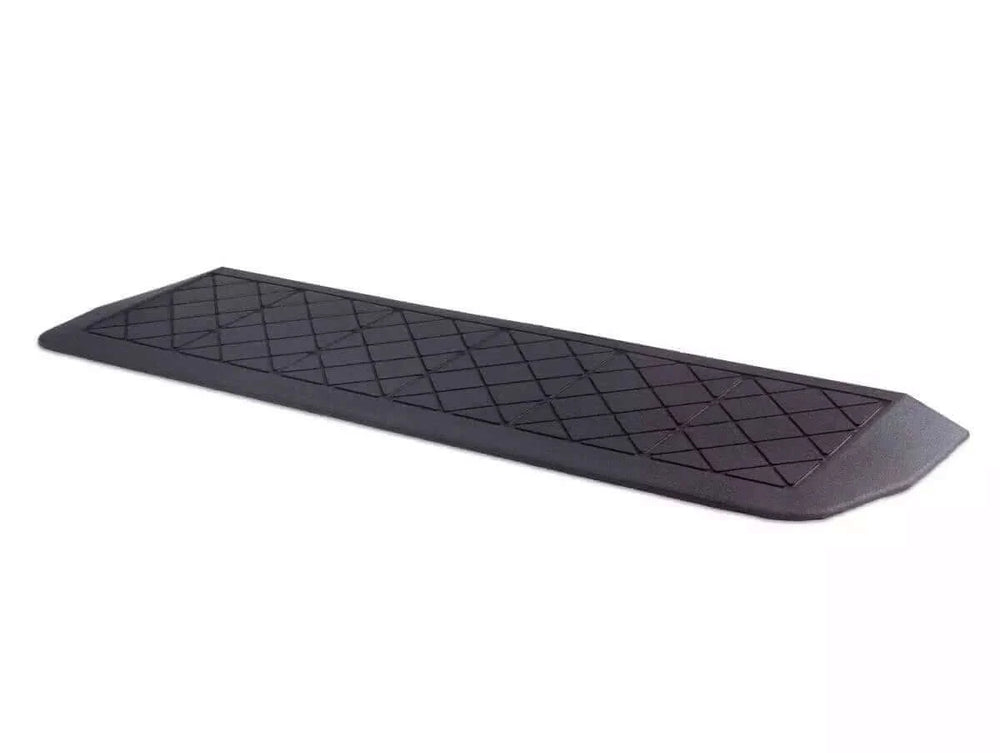 PVI - Rubber Threshold Portable Wheelchair Ramp with a white background