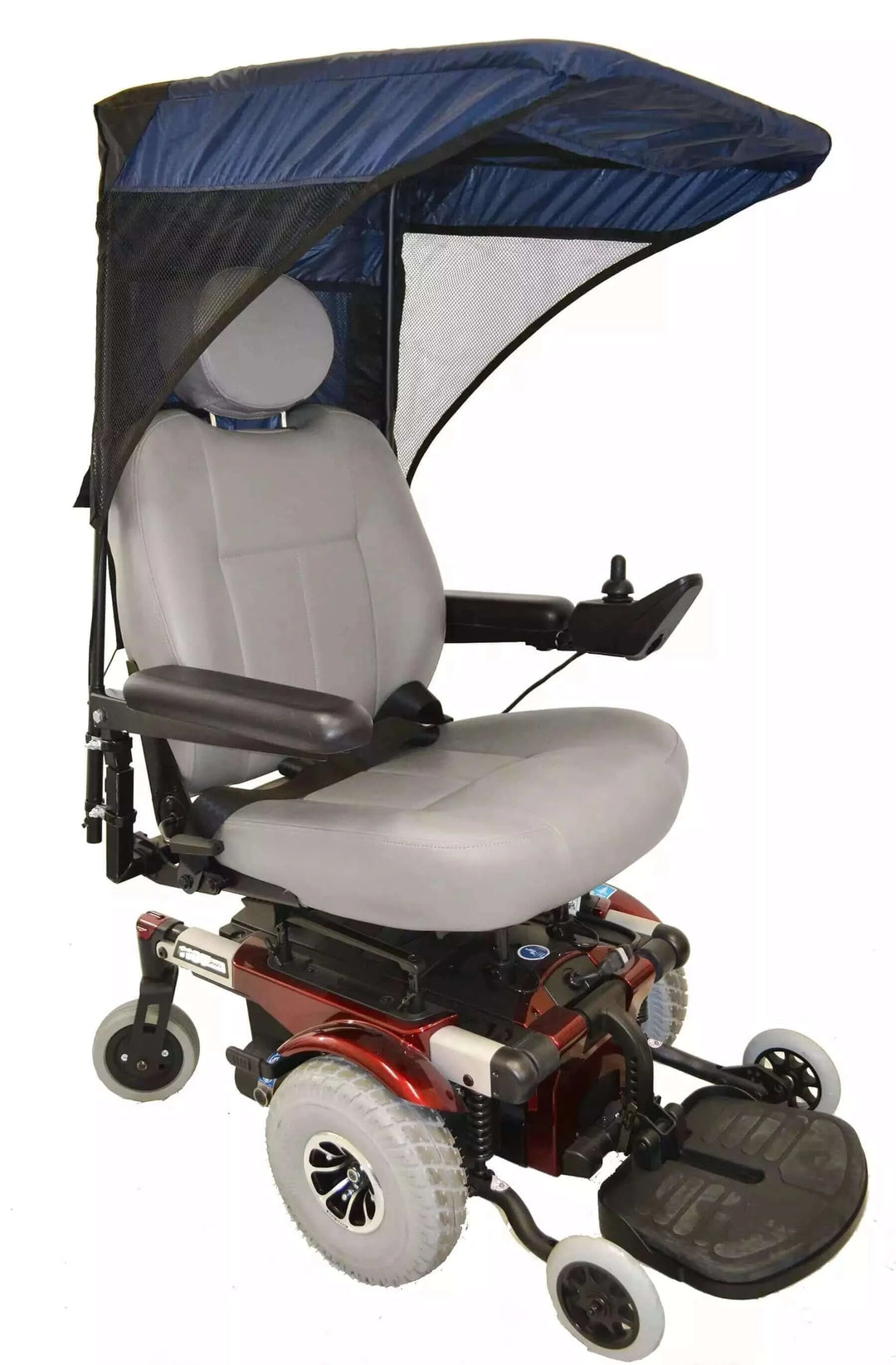 Diestco - Weatherbreaker Canopy for Mobility Scooter - Vented Model with white background