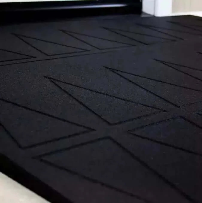 SafePath - SafeResidential ADA Rubber Threshold Ramp zoomed in view of the material used