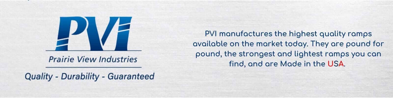 Prairie View Industries (PVI) I Ramps - Reliable Ramps