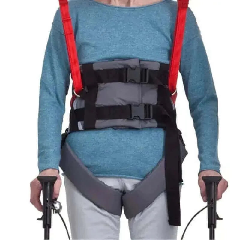 Molift - RgoSling Ambulating Vest zoomed in view on a patient