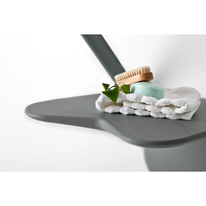 ETAC relax shower seat close up with soap on it