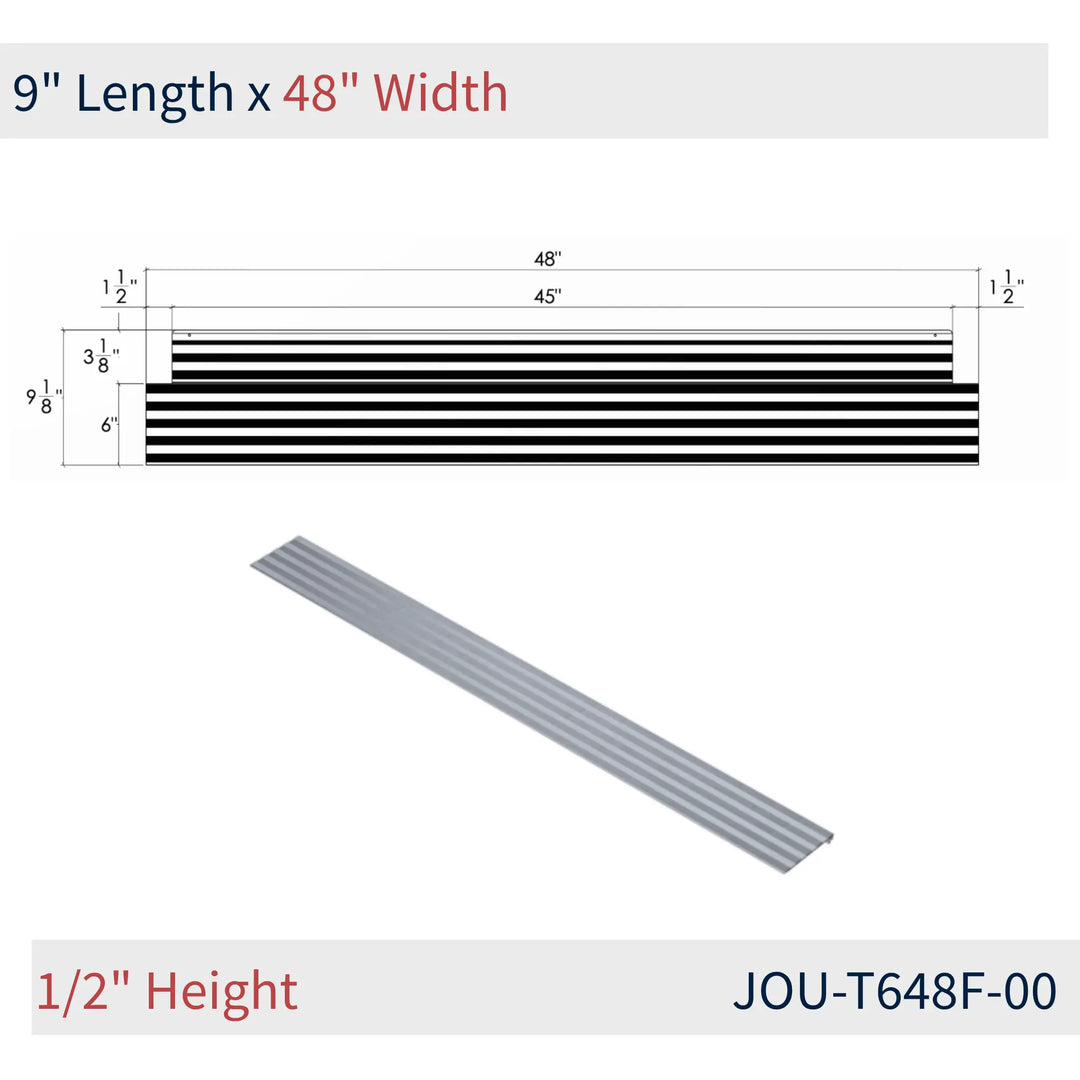 JOU-T648F-00 dimensions on reliable ramps from National Ramp