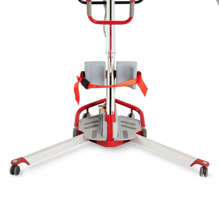 Molift - Quick Raiser 2 Patient Transfer Platform with white background and legs spread