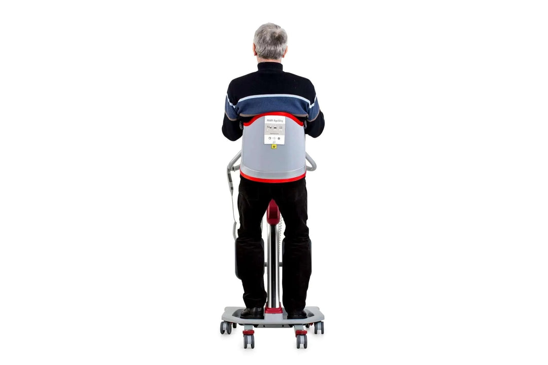 Molift - RgoSling Active being used by patient and their sit to stand aid
