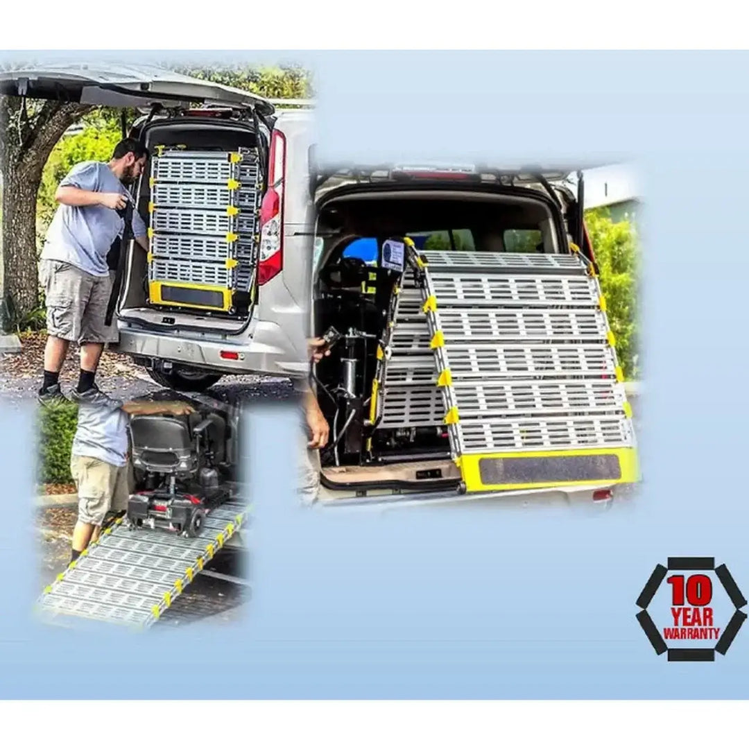 Roll-A-Ramp Powered Van Ramp for Mini and Full Size Van Ramps for AF1 and MF1 Ramps at Reliable Ramps