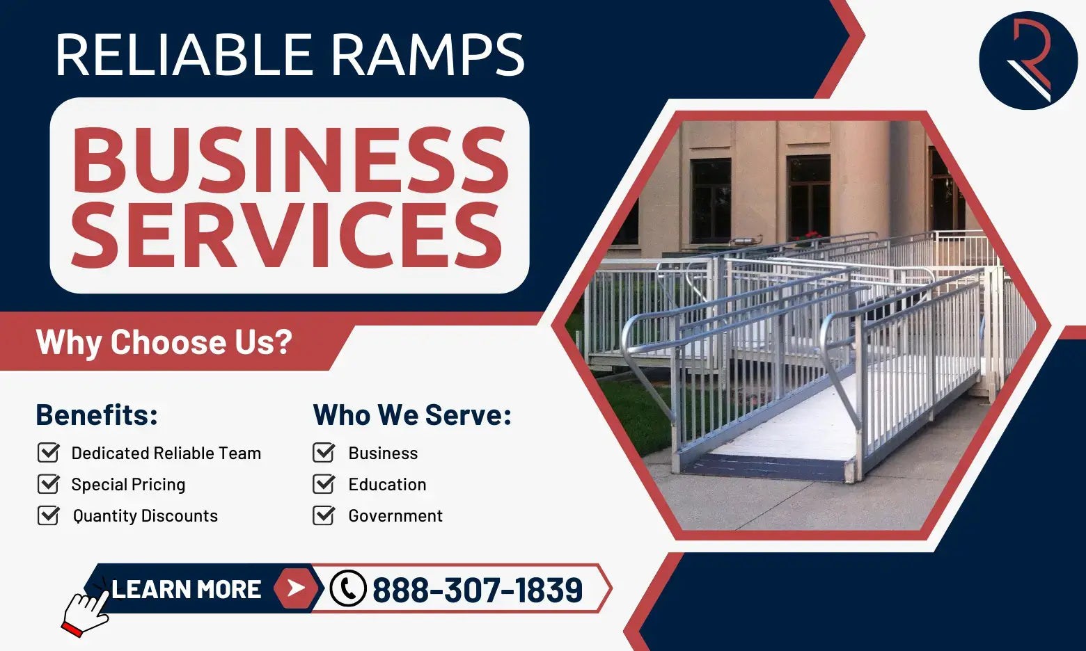 relibable ramps business services for the trade banner for website