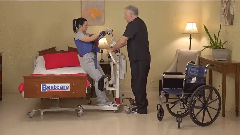 Bestcare - BestStand SA400HE Electric Compact Sit-To-Stand Lift Patient Lifts Bestcare 