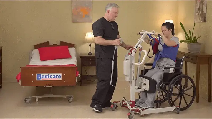 Bestcare - BestStand SA400HE Electric Compact Sit-To-Stand Lift Patient Lifts Bestcare 
